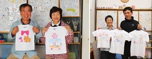 お孫さんへおみやげの手描きTシャツ
